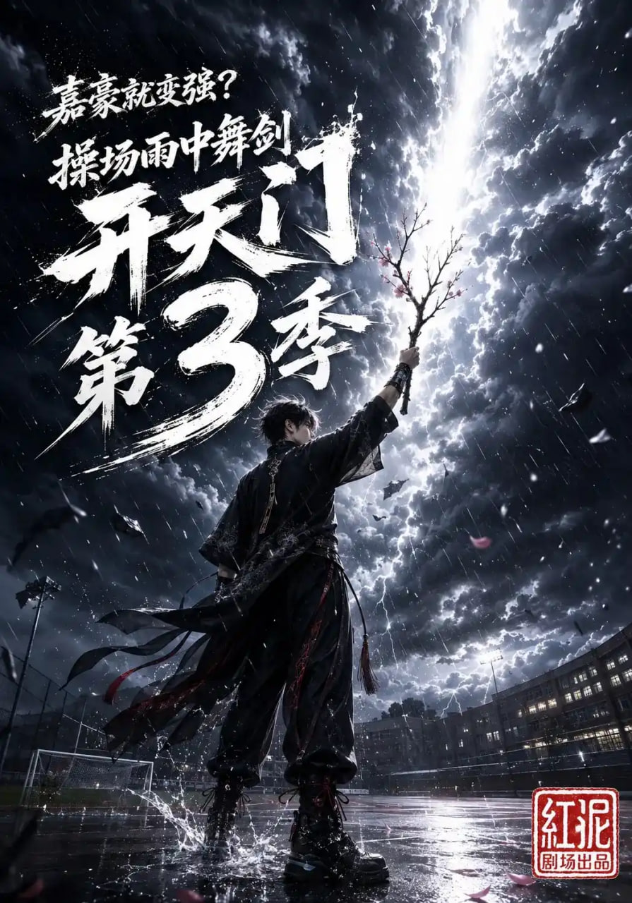 嘉豪就变强？操场雨中舞剑开天门第3季(全集)